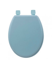 Abattant de toilette en bois bleu arctique