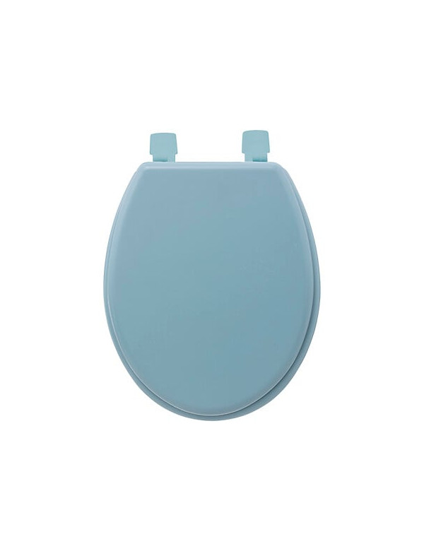 Abattant de toilette en bois bleu arctique