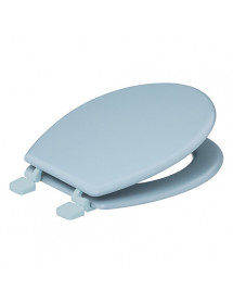 Abattant de toilette en bois bleu arctique