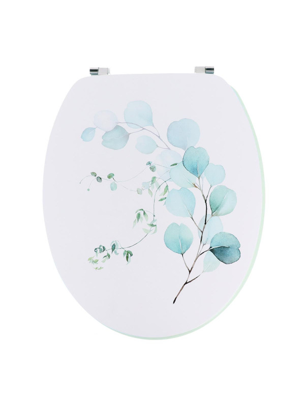 Abattant de toilette en bois aquarelle