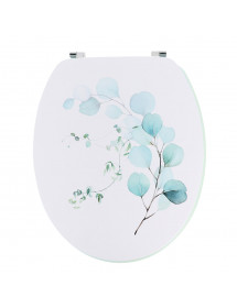 Abattant de toilette en bois aquarelle