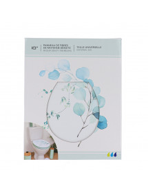 Abattant de toilette en bois aquarelle