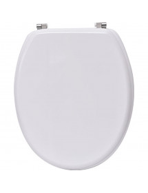 Abattant de toilette en bois blanc
