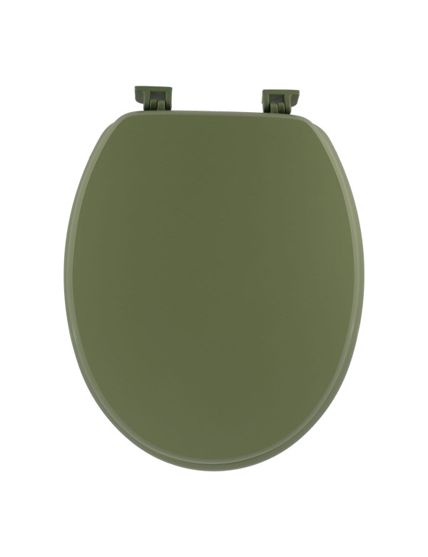 Abattant de toilette en bois kaki