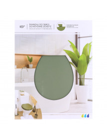 Abattant de toilette en bois kaki