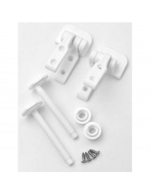 Abattant de toilette en bois blanc