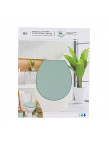 Abattant de toilette en bois vert amande