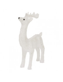 Décoration lumineuse Renne 45 cm Blanc froid