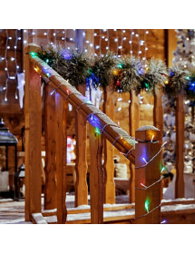 Guirlande de Noël lumineuse 300 leds luxe multicolore