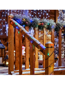 Guirlande de Noël lumineuses 180 Led multicolore