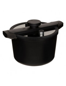 Cocotte basse pression 6 litres noir