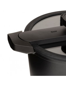 Cocotte basse pression 6 litres noir