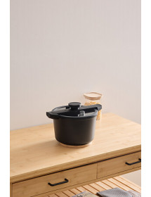 Cocotte basse pression 6 litres noir
