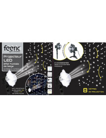 Projecteur led effet tombé de neige