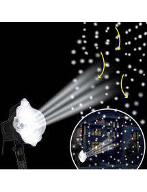 Projecteur led effet tombé de neige