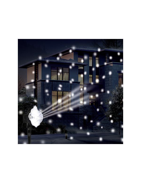 Projecteur led effet tombé de neige