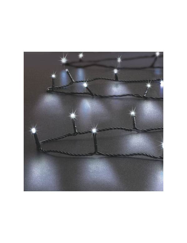 Guirlande de Noël lumineuse led blanc froid à piles