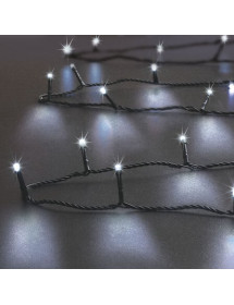Guirlande de Noël lumineuse led blanc froid à piles
