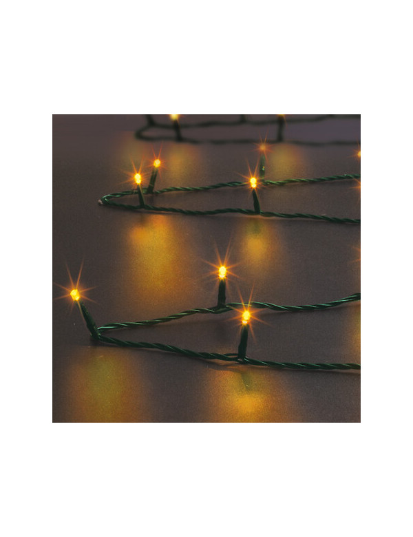 Guirlande de Noël lumineuse led blanc chaud à piles