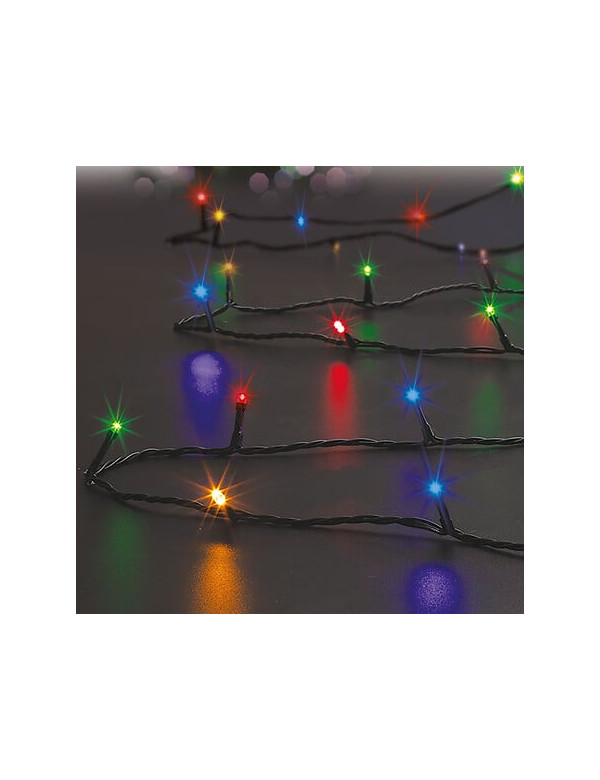 Guirlande de Noël lumineuse led multicolore à piles
