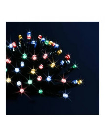 Guirlande de Noël lumineuse 48 led multicolore à piles