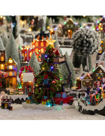 Village miniature de noel
