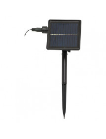 Rideau lumineux de façade extérieur solaire blanc froid