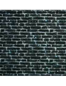 Rideau lumineux extérieur solaire