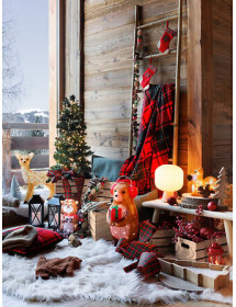 Biche de Noël lumineuse solaire