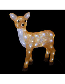 Biche de Noël lumineuse solaire