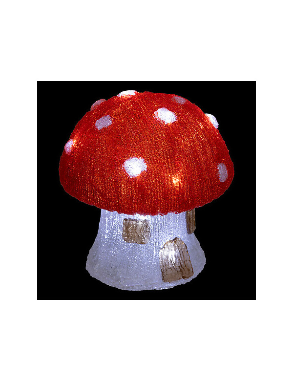 Maison champignon lumineux solaire