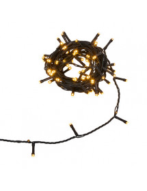 Guirlande de Noël lumineuse 80 led blanc chaud