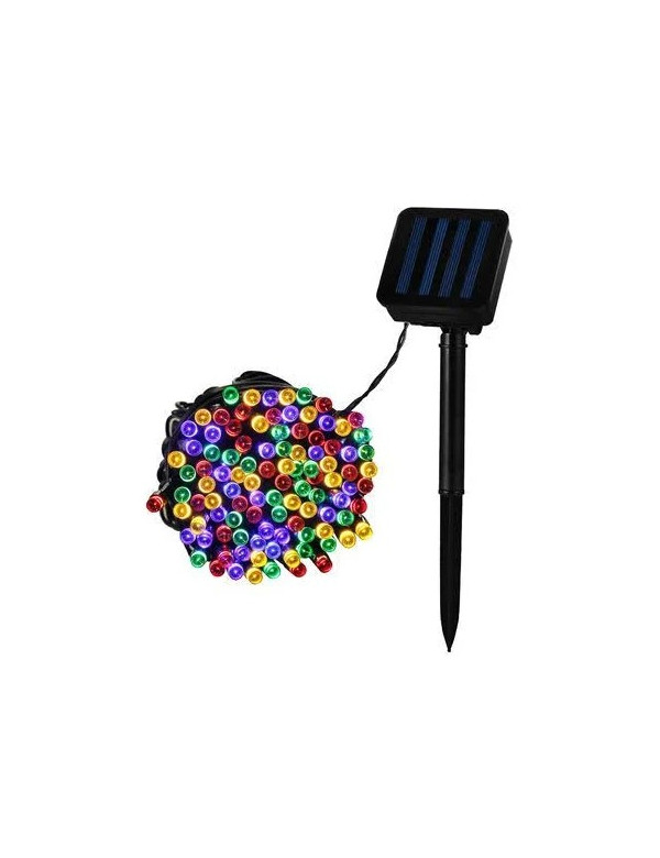 Guirlande de Noël lumineuse 300 led multicolore solaire