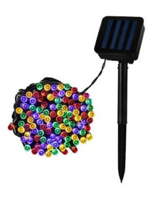 Guirlande de Noël lumineuse 300 led multicolore solaire