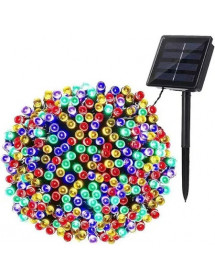Guirlande de Noël lumineuse multicolore solaire