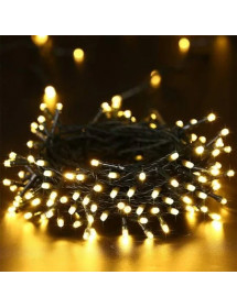 Guirlande lumineuse blanc chaud solaire