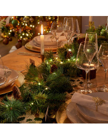 Guirlande de sapin artificiel Royal Majestic avec pommes de pin