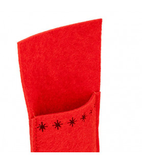 Porte couverts Père Noël feutrine x4