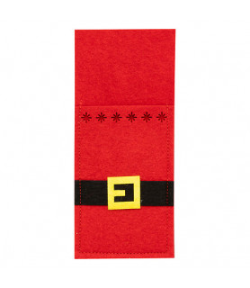 Porte couverts Père Noël feutrine x4