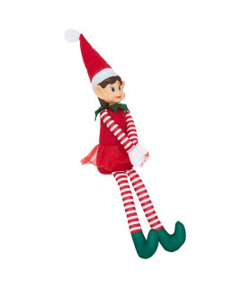 Peluche lutine farceuse de Noël