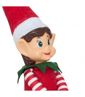 Peluche lutin farceur fille de Noël