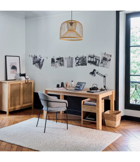 Suspension Atmosphera Amy bambou naturel