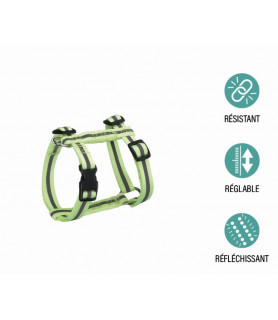 Harnais réfléchissant réglable 25 - 35 cm.