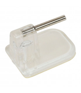 Supports de tringles Adhésifs Transparent X4