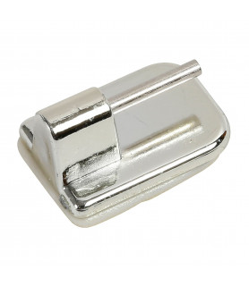 Supports de tringles Adhésifs Chromés X4