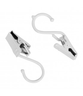 Anneaux pinces Blanc X8