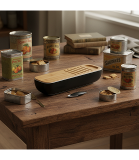 Boite a pain bambou noir : Déco et design pour votre cuisine !