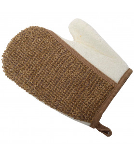 Gant de massage exfoliant chanvre bambou