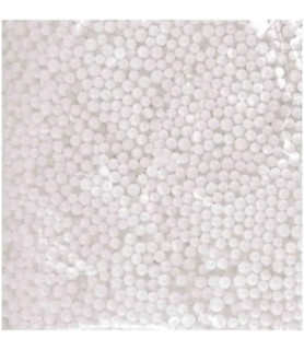 Billes de neige en polystyrène 3 mm Blanc