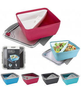 Lunch box compartiments avec valve